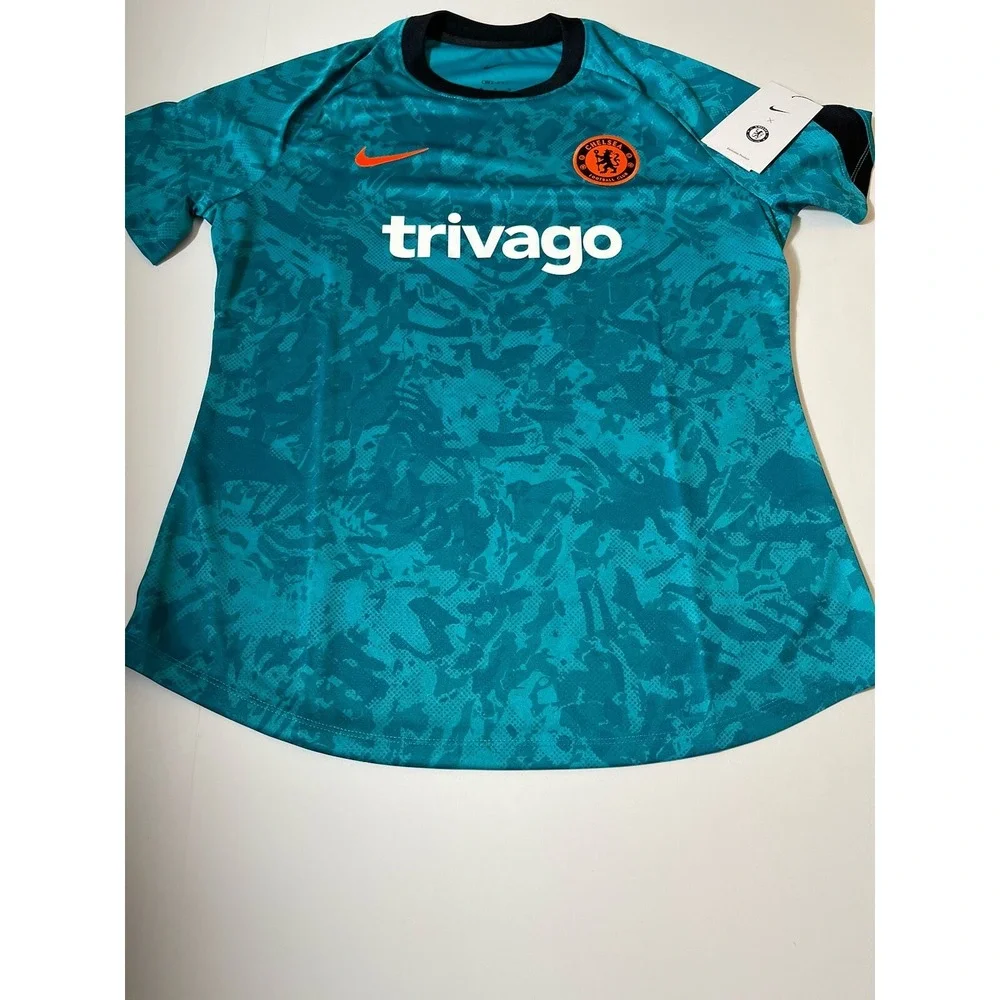 Nike Chelsea Football Club English Premier Women's Jersey Soccer Teal  M New